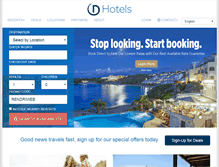 Tablet Screenshot of diamondresortsandhotels.com